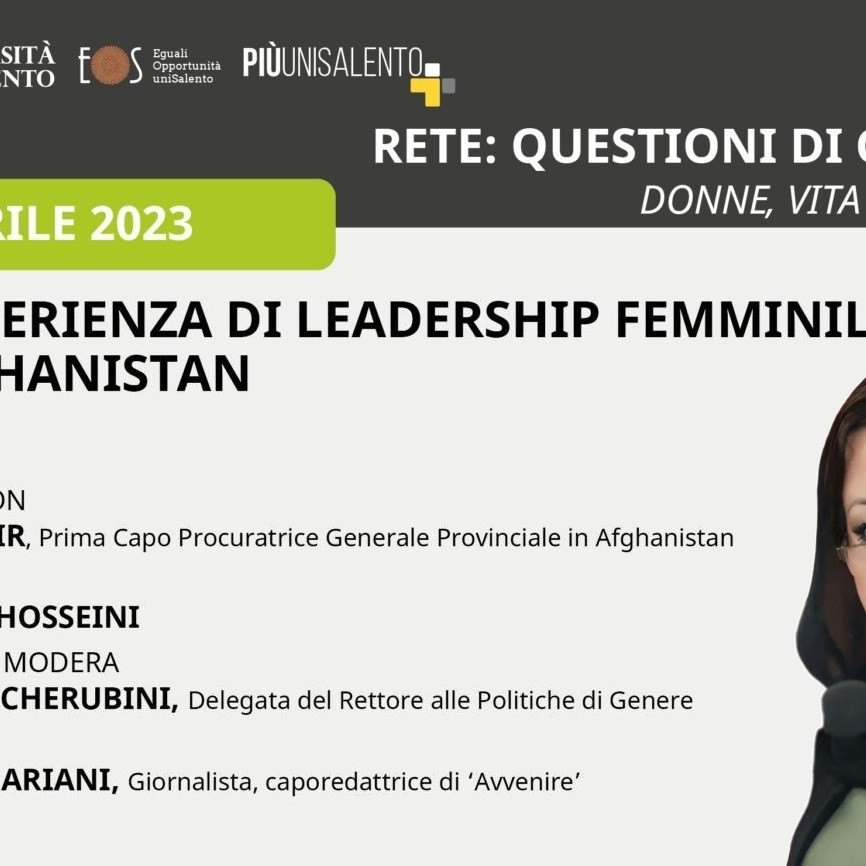 Maria Bashir: un’esperienza di leadership femminile in Afghanistan