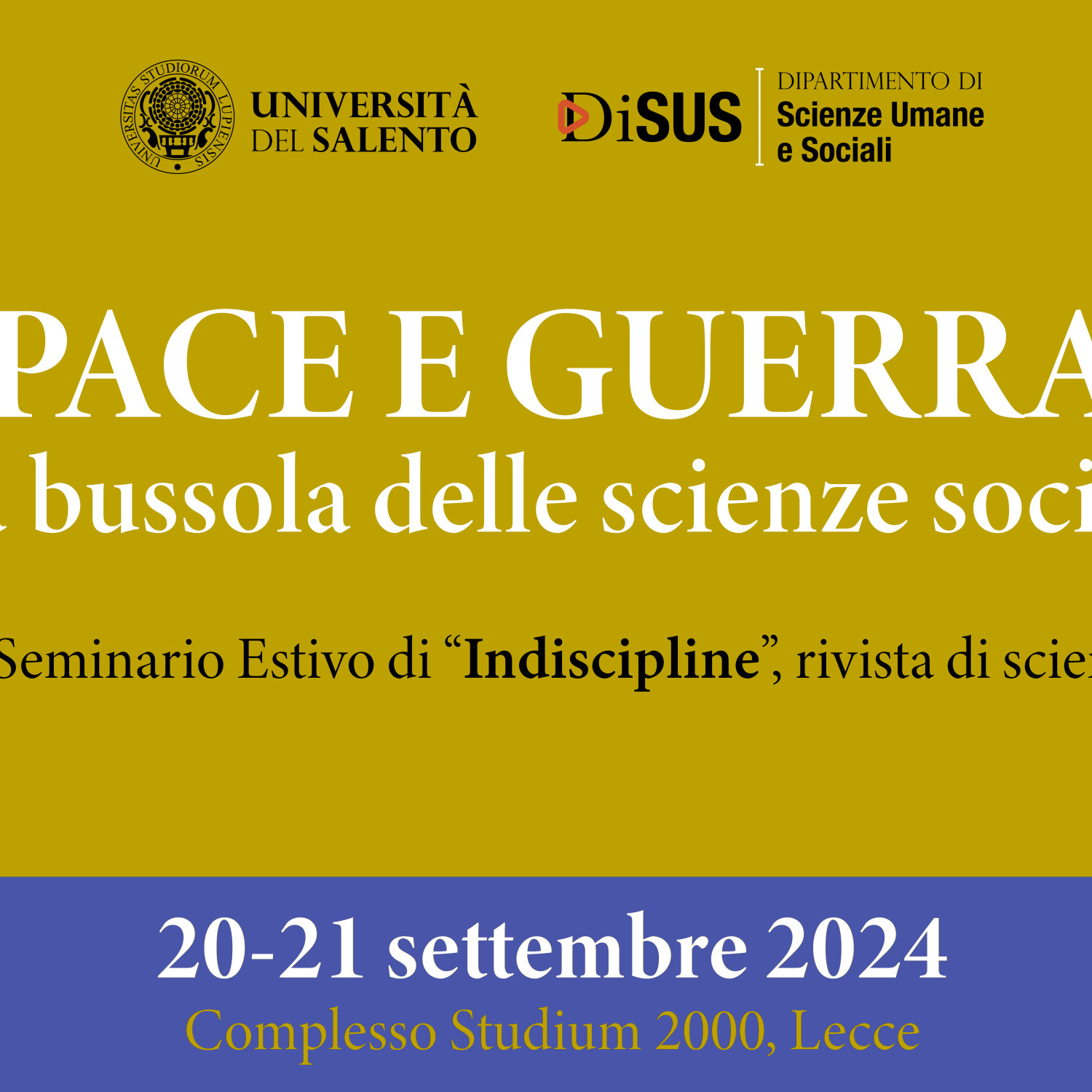 Pace e Guerra – La bussola delle scienze sociali 